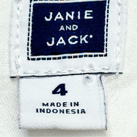 Janie and Jack Sail Away Nautical Navy Romper Size 4 - Picture 3 of 10